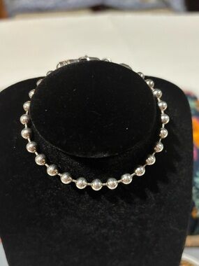 Italian Silver Bead Bracelet